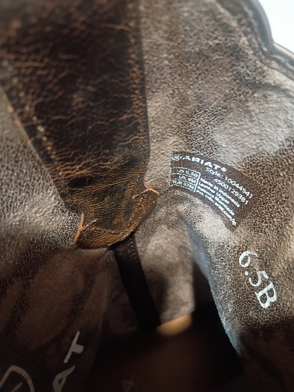 Ariat Brown Suede Cowboy Boots - 6.5B